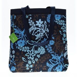 NWT VERA BRADLEY RETIRED Java Floral Shoulder Tote Bag